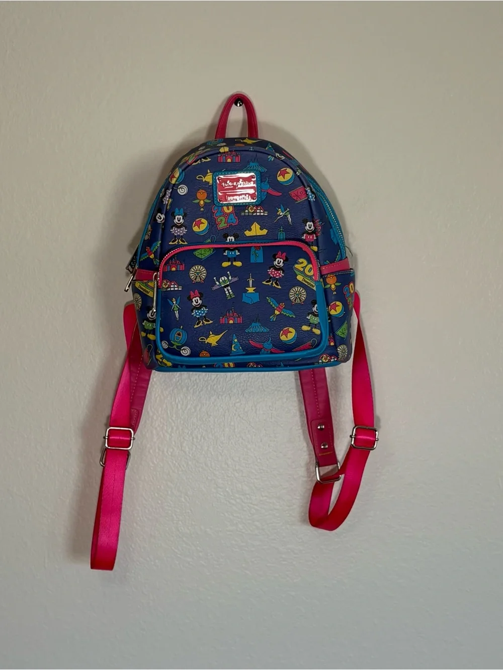 2024 Disney Parks Dated Figment Orange Bird Mickey Loungefly Mini Backpack